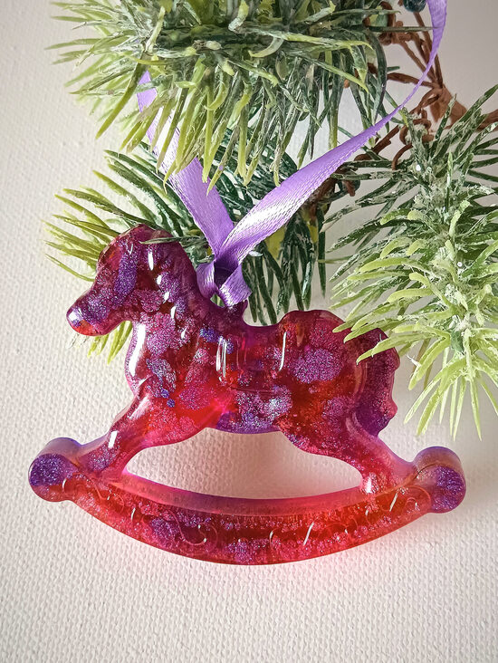 Kalėdinis eglutės žaisliukas „Arkliukas“